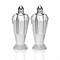 Homeroots Handcrafted Optical Crystal & Silver Salt & Pepper Shakers, Pair 376102 - alternate 1